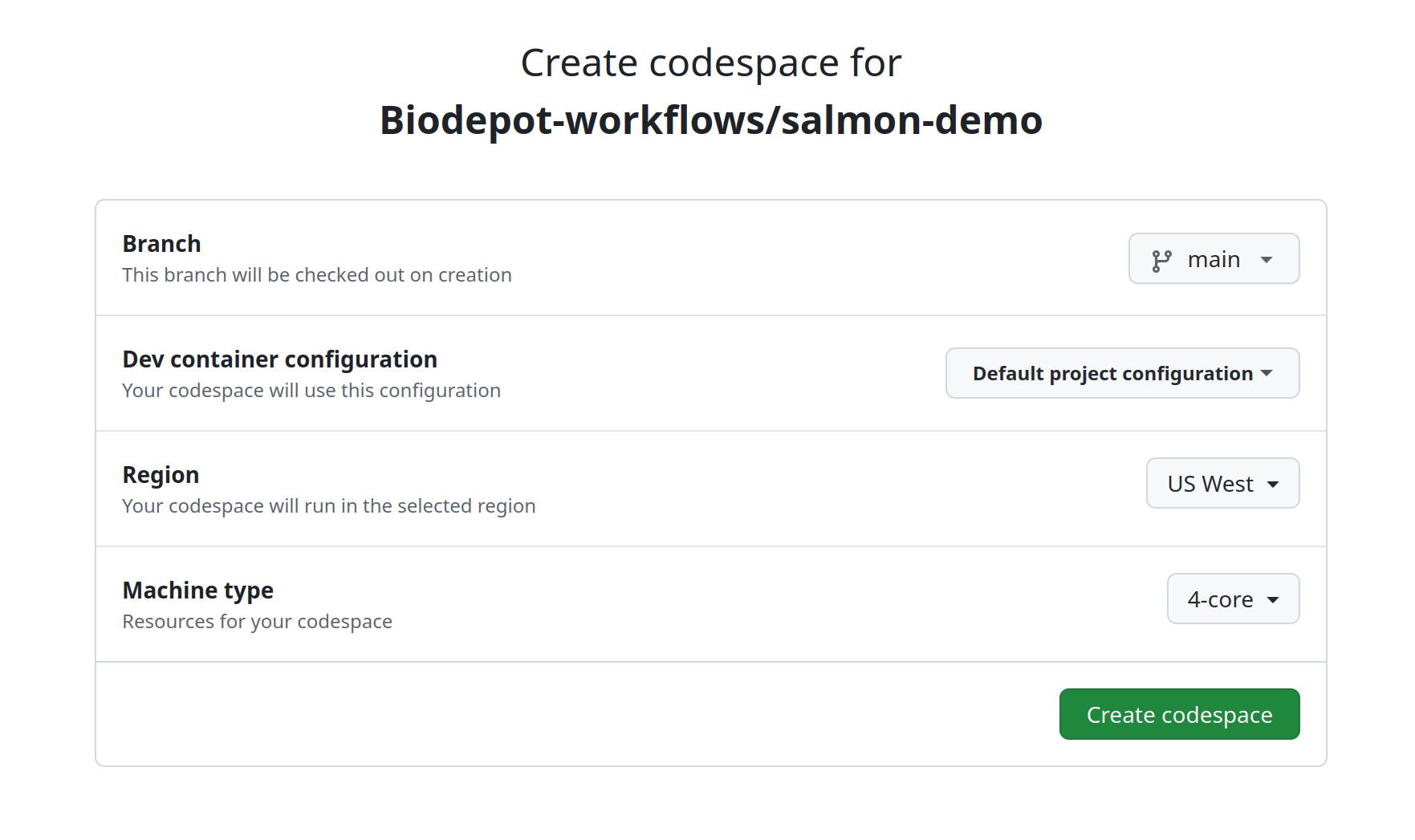 Codespaces: Select Autostart