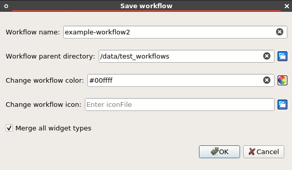 Editing and overwriting a workflow